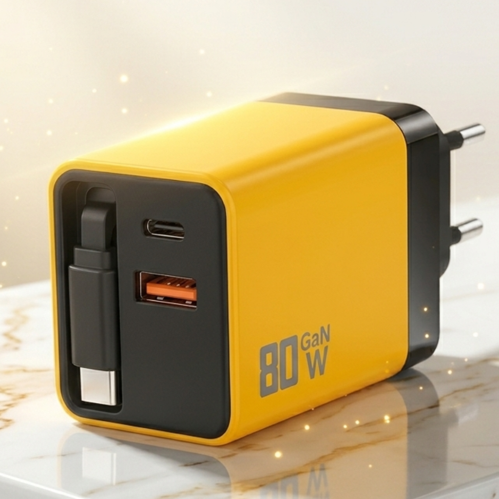 CHARGEUR RAPIDE 80 WATTS DE PUISSANCE