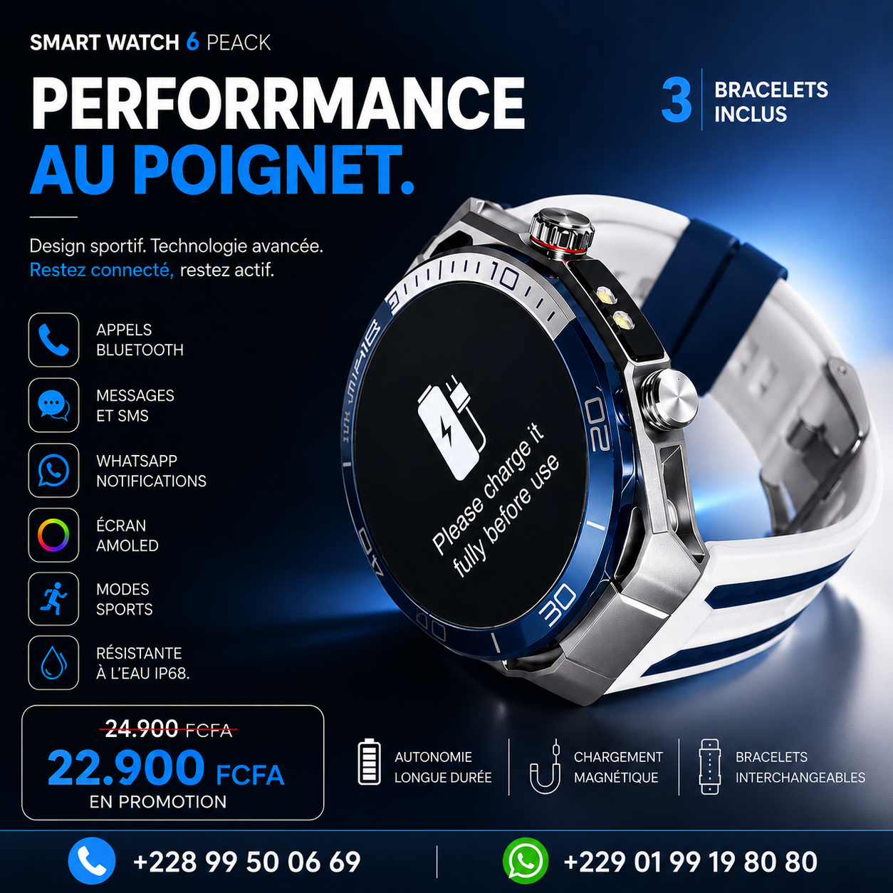 SMART WATCH 6 PEACK
